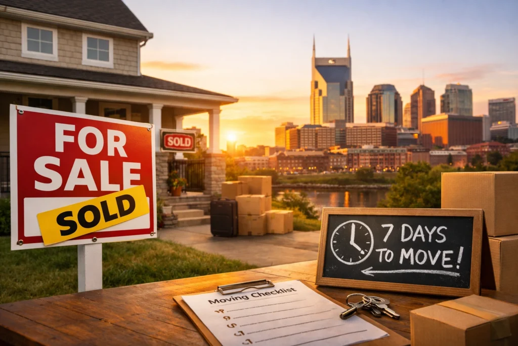 Relocating Fast? How to Sell Your Nashville Home in 7 Days and Move on Your Timeline