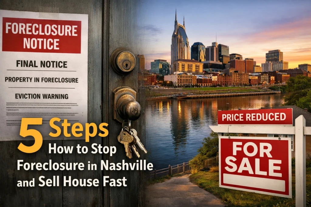 5 Steps How to Stop Foreclosure in Nashville and Sell House Fast