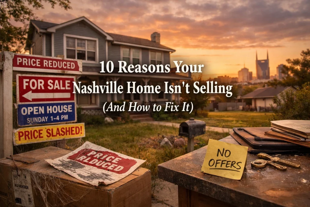 10 Reasons Your Nashville Home Isn’t Selling (And How to Fix It)